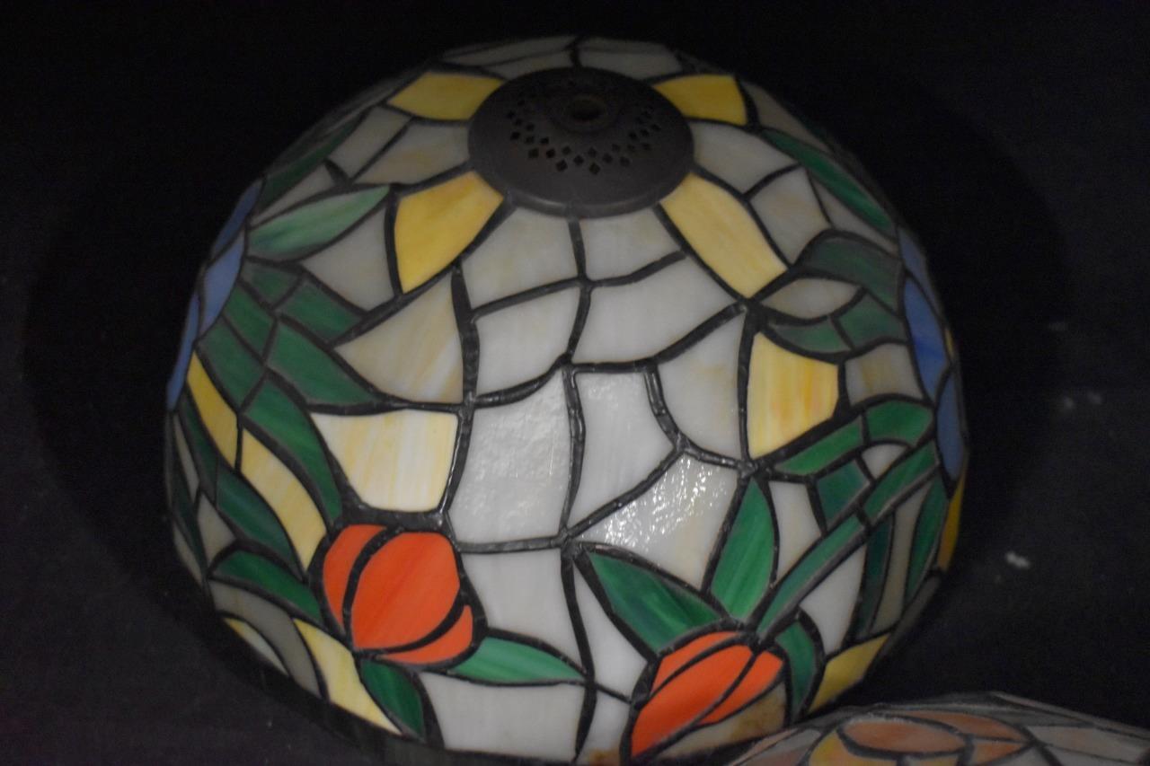 Tiffany Style Glass Lampshades x2 eBay