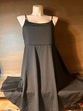 SHEIN CURVE Size 3XL PLUS BLACK NEW Skater Dress SLEEVELESS EMPIRE NWT