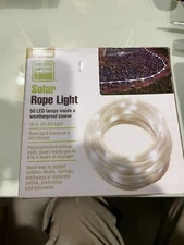 ONE STOP  GARDENS SOLA ROPE LIGHTS 50 LED Lamps 16 ft LED Light ~ FREE SHIPPING