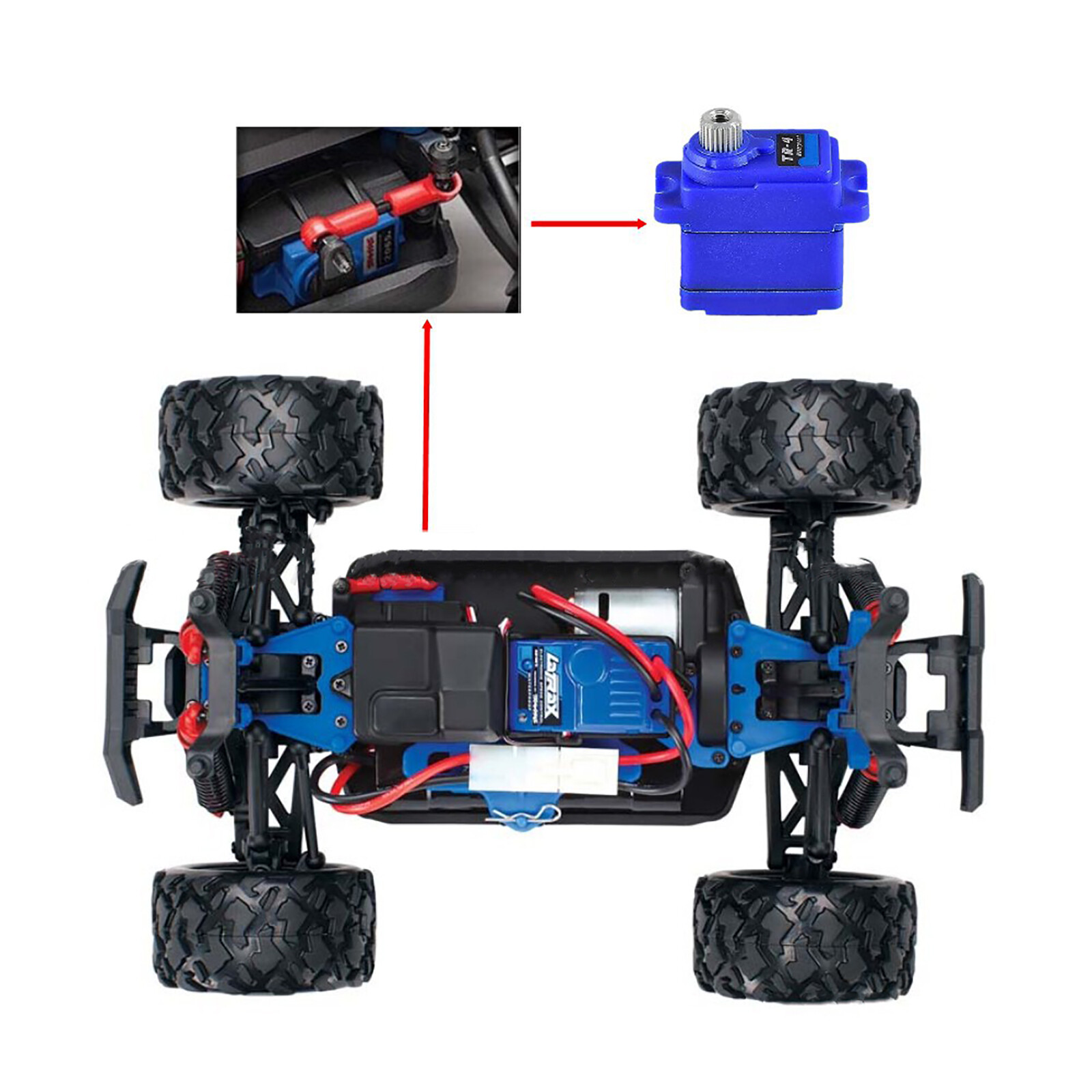 Truck Tr-4 Metal Gear Servo Accessories