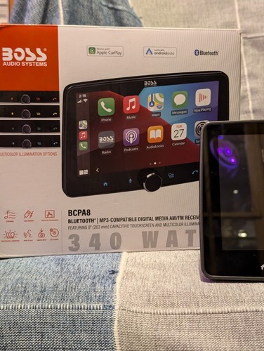 Boss Stereo Audio Systems BCPA8 Digital Media Receiver W/ Double Din Install Kit - Picture 6 of 18