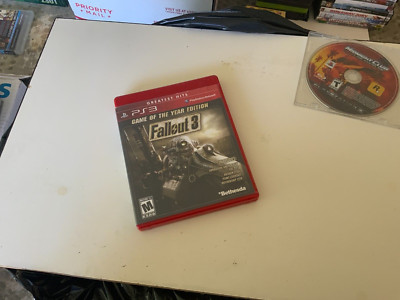 Fallout 3 Game of the Year Edition (Sony PlayStation 3, 2009) Case with Disc