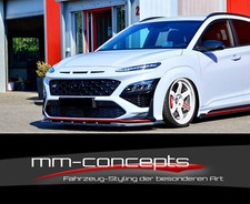 CUP Spoilerlippe für Hyundai Kona N Performance Frontspoiler Spoilerschwert ABS