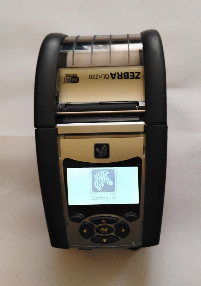 Zebra Portable Printer Model QLn220 Mobile WiFi Printer Bluetooth No Adapter  - Image 2 of 4