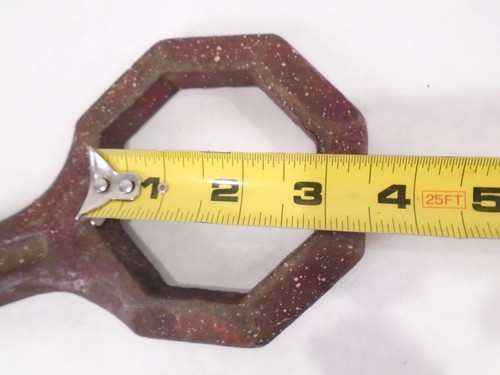 Vintage Fire Hydrant Spanner Wrench Cast Iron Firefighter Collectible - Picture 6 of 13