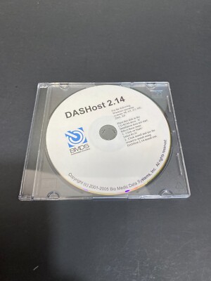Biomedic Data Systems DASHost 2.14 Transponder Software