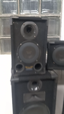 Jensen JP1200 (2), JPC25, JP500 Speaker Set – 4-Piece Audio System