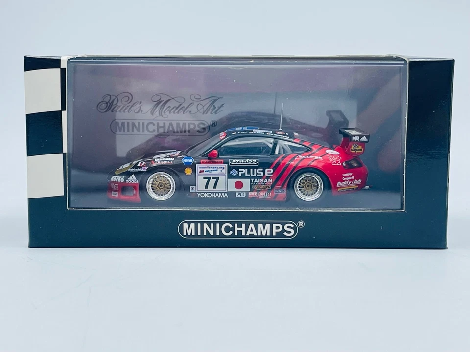 MINICHAMPS 400026977 PORSCHE 911 GT3RS n°77 Taisan Le Mans 2002 1.43 - Photo 4/4