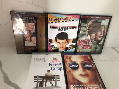 lots of 5 dvd 3 Sealed 2 Like New