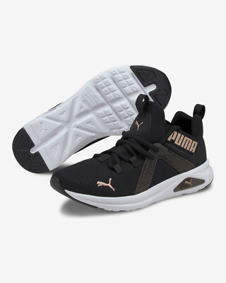 PUMA ENZO SPECKLE LACE UNISEX WOMEN SIZE 11 \u003d MEN SIZE 9.5 SHOES BLACK/PINK  NEW | eBay