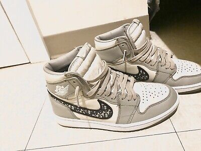 Size 8 - Jordan 1 x Dior High Gray 3616253233651| eBay Size 8 - Jordan 1 x Dior High Gray 3616253233651| eBay