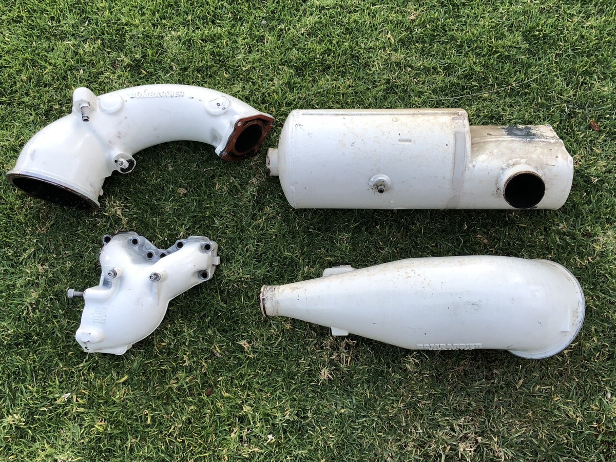 Complete Sea Doo 787 800 exhaust pipe W/water Box tuned XP GTX 97