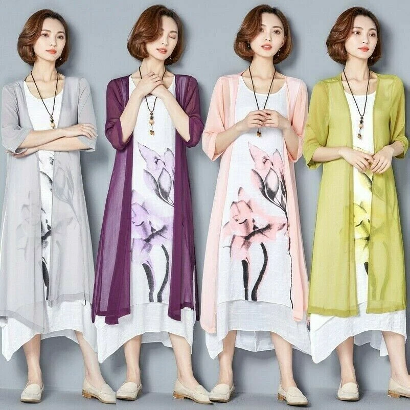 Cardigan Kimono Donna In Ramia - Maniche Lunghe, Scollo A V, Chiusura Con Lacci, Stile Hanfu Vintage, Taglia Unica