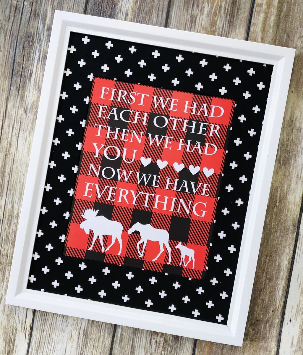 Buffalo plaid woodland nursery sales