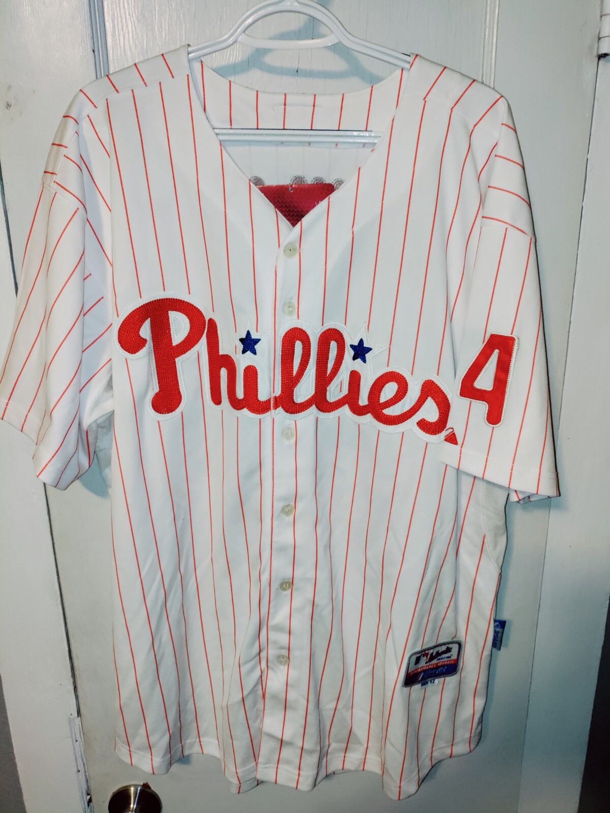 Roy Oswalt #44 Philadelphia Phillies Size 52 Jersey Majestic New MLB 