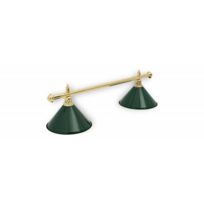 Billardlampe Lampe Leuchte EVERGREEN 2-flammig Billard Beleuchtung 6-7ft Tische