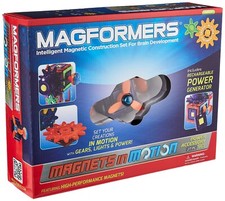 Magformers Magnets in Motion Power Accessory Set 27- Pcs Magnetic Building Block