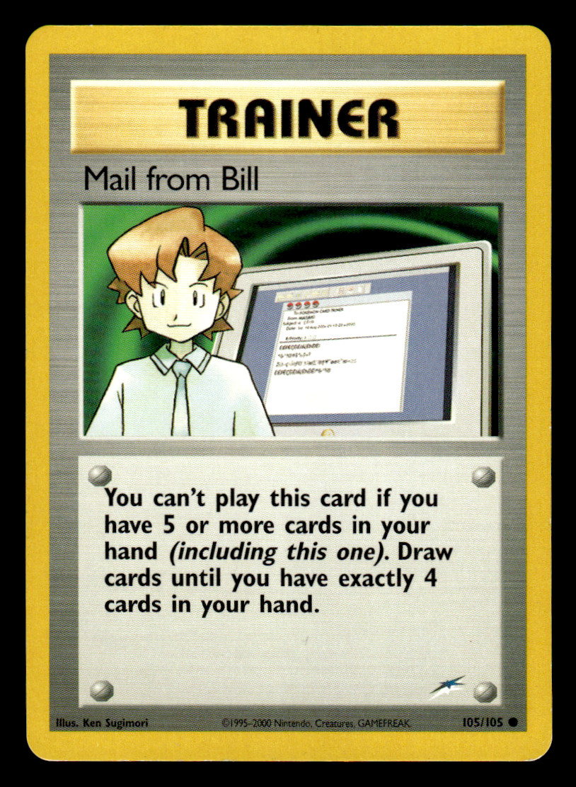 Mail from Bill 105/105 Neo Destiny Regular