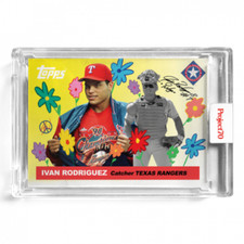 Topps Project 70 card #356 Sean Wotherspoon 1955  Ivan Rodriguez Rangers