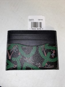coach flat card case