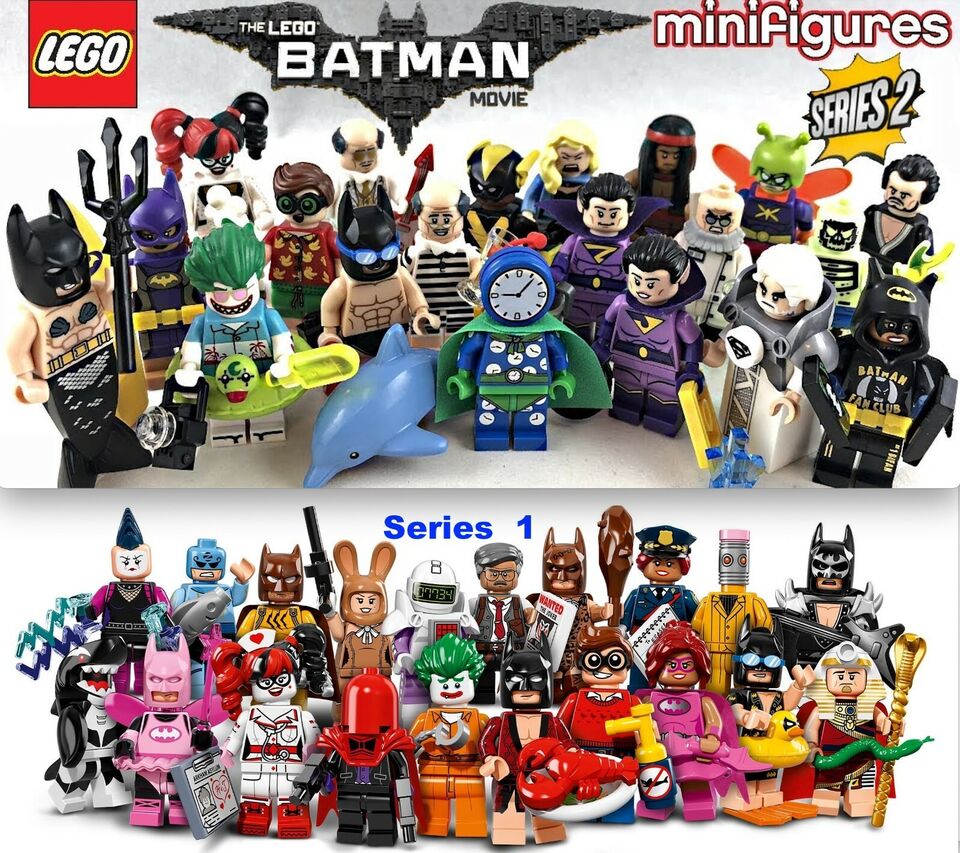 🎯 You PICK! LEGO - The Batman Movie Series 1 & 2 - Collectible Minifigures - DC