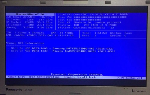 Panasonic Let's Note CF-NX4GDJVS Intel Core i3-5010U 2.1GHz HDD 320GB RAM 4GB - Picture 10 of 12