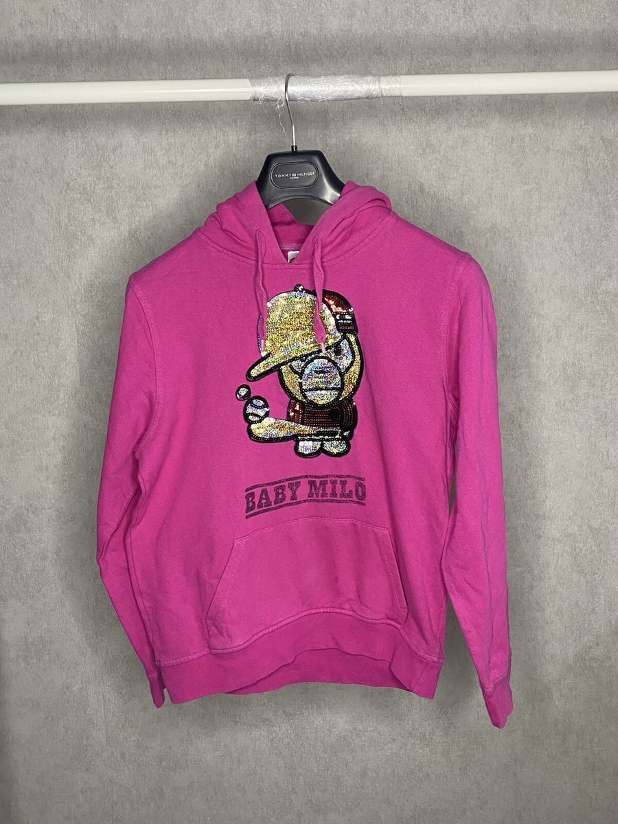 00s BABY MILO ピンク スウェットフーディ　L Baby Milo Vintage Unisex Hoodie Pink Size S | eBay