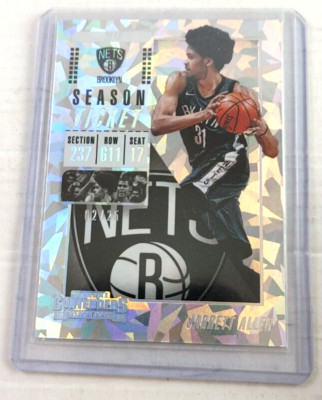 2018-19 Panini Contenders Jarrett Allen Cracked Ice Basketball Card #82 /25 1/1