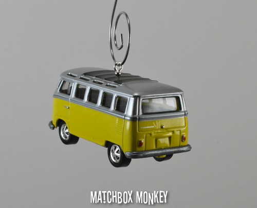 Custom 1/64 Volkswagen T1 T2 23 Window Bus Christmas Ornament VW Van Kombi Samba - Picture 8 of 8