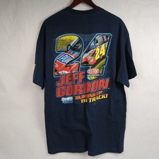 Vintage Jeff Gordon Daytona 500 Double Sided NASCAR Shirt 2002 2 Time New XL 