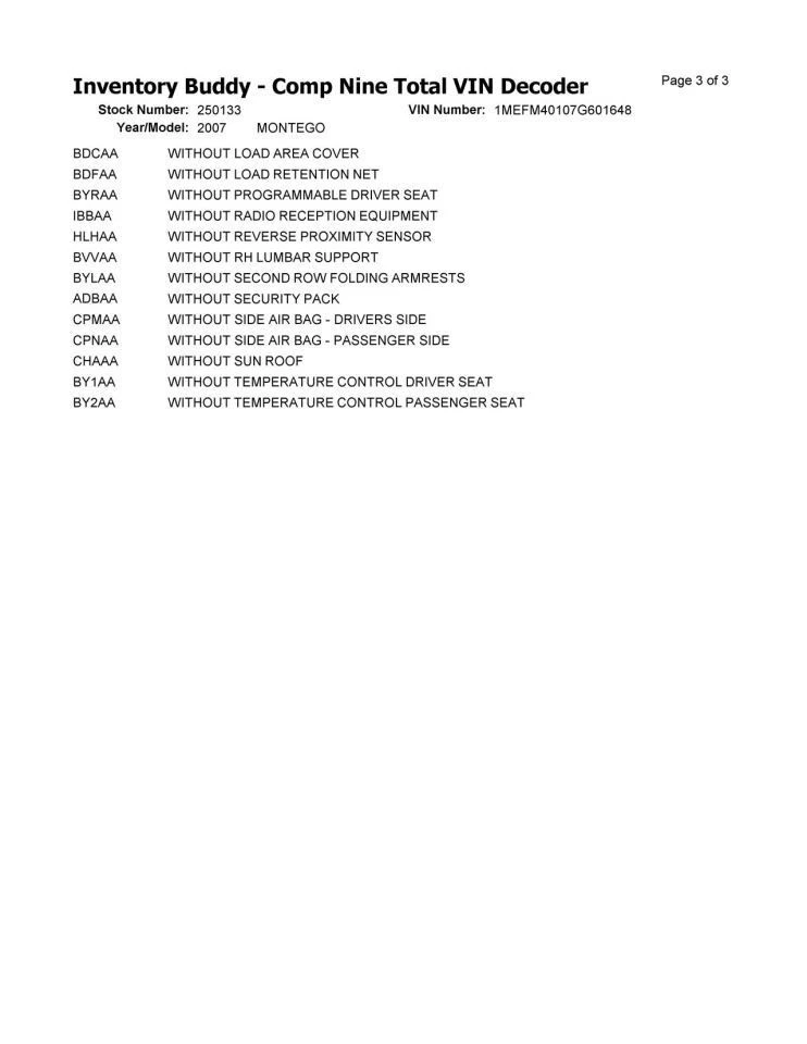 Engine 3.0L VIN 1 8th Digit Fits 05-07 FIVE HUNDRED 2676173 Foto 4 de 4