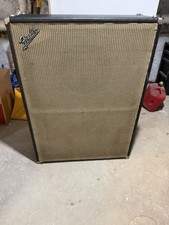 Vintage Fender Silverface 2x12” 16Ohm 80Watt Guitar Cabinet w/ Jensen/Celestion