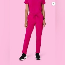 Mandala 6 Pocket Slim Pants Raspberry scrubs size S
