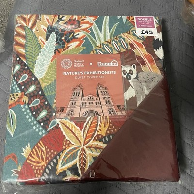 Dunelm NHM Double Nature s Exhibitionist Bettbezug Bettgarnitur 100% Baumwolle