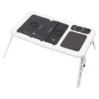 Multi-function Laptop Stand Folding Computer Desk USB Cooling Laptop Desk