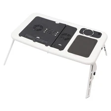 Multi-function Laptop Stand Folding Computer Desk USB Cooling Laptop Desk