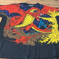 Liquid Blue Red Dragon vs Knight Modern AOP XL