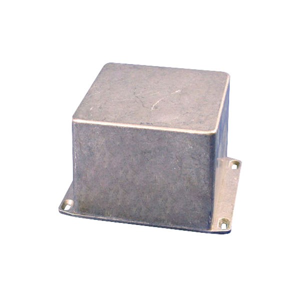 Hammond Diecast Enclosure Flanged Lid Natural (119.5 x 119.5 x 94mm)