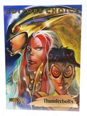 1998 SkyBox Marvel Creators Collection Editors Choice Thunderbolts #10 