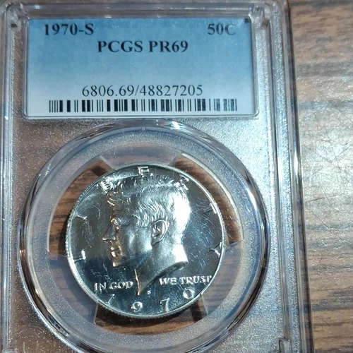 1970 Kennedy Half Dollar 50C Proof PCGS PR69 Silver San Francisco Mint