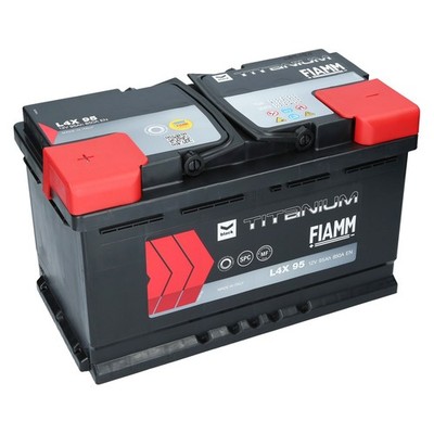 Autobatterie 12V 95Ah 850A/EN +Pol Links FIAMM Titanium Black