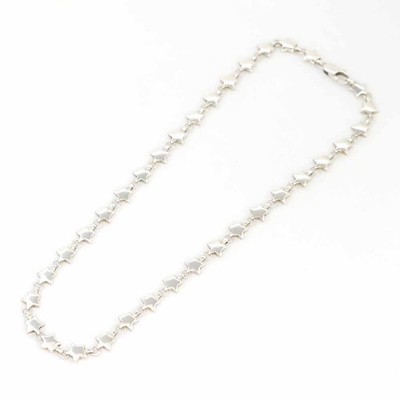 Tiffany & Co. Puff Star Link Chain Necklace 16