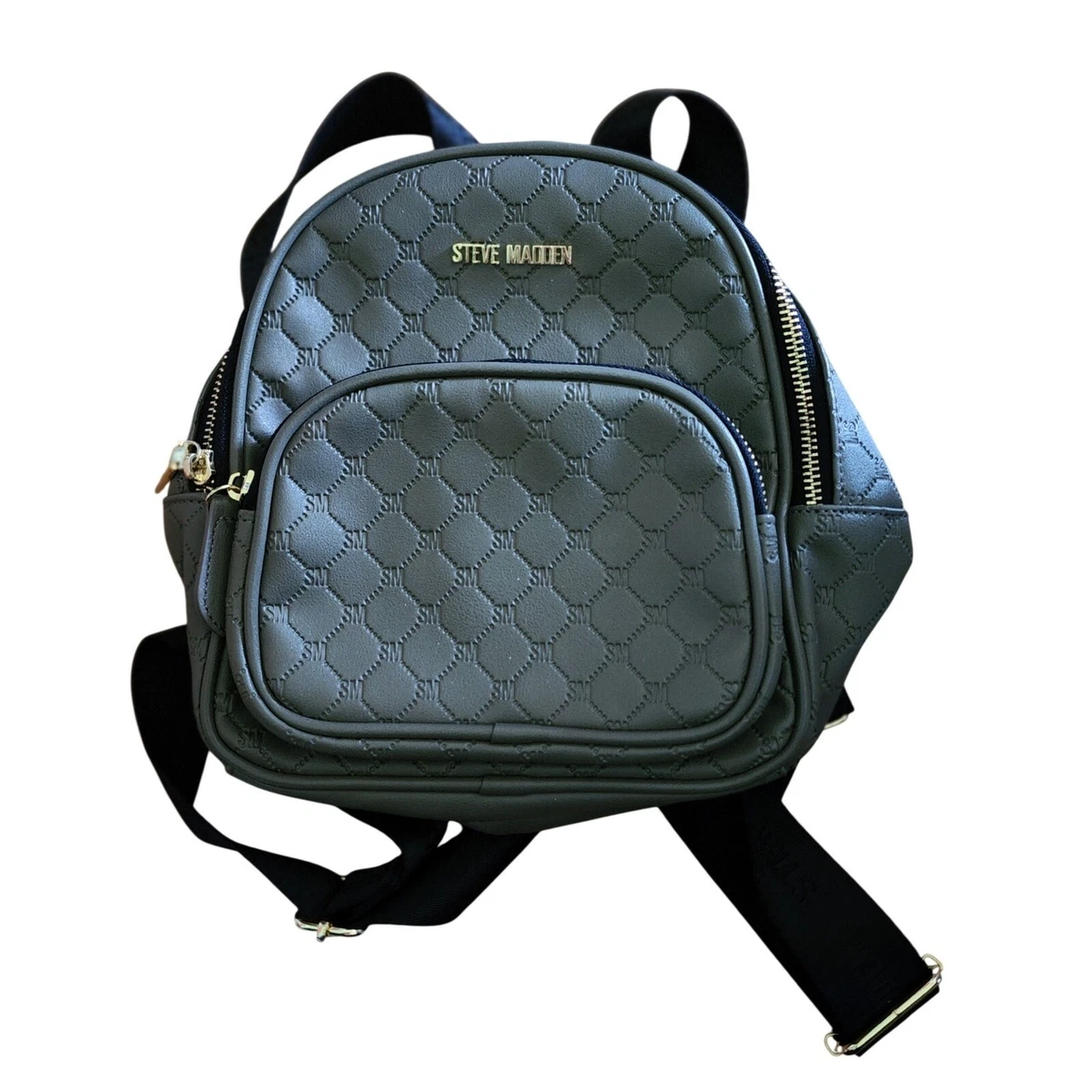 STEVE MADDEN Bauroraa Black Backpack Quilted Sling Bag w/ Pouch NWT Steve Madden Backpack Quilted Bags & Handbags for Women | eBay main image 2