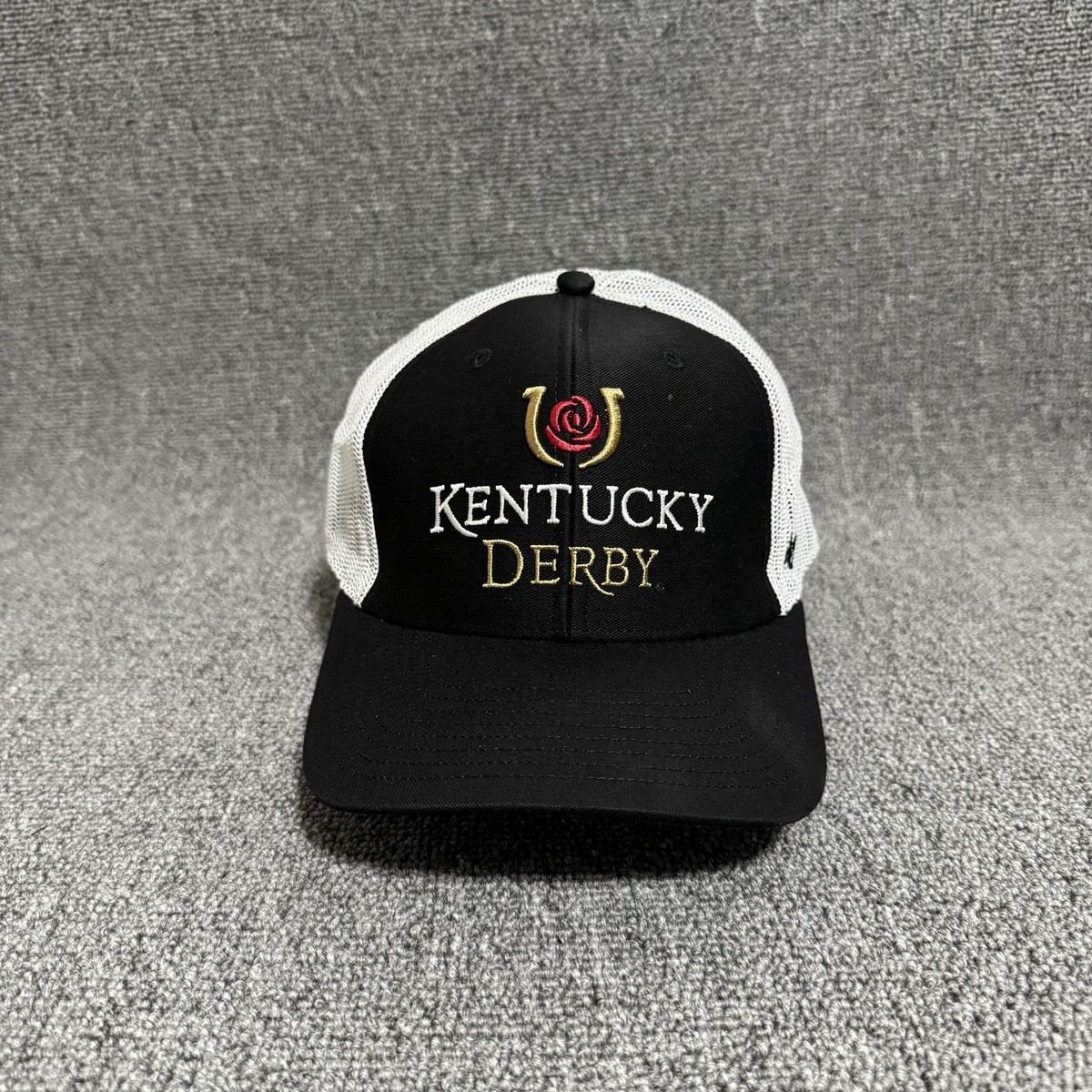 '47 Brand Kentucky Derby Trucker Snapback Black White Hat Mesh Back