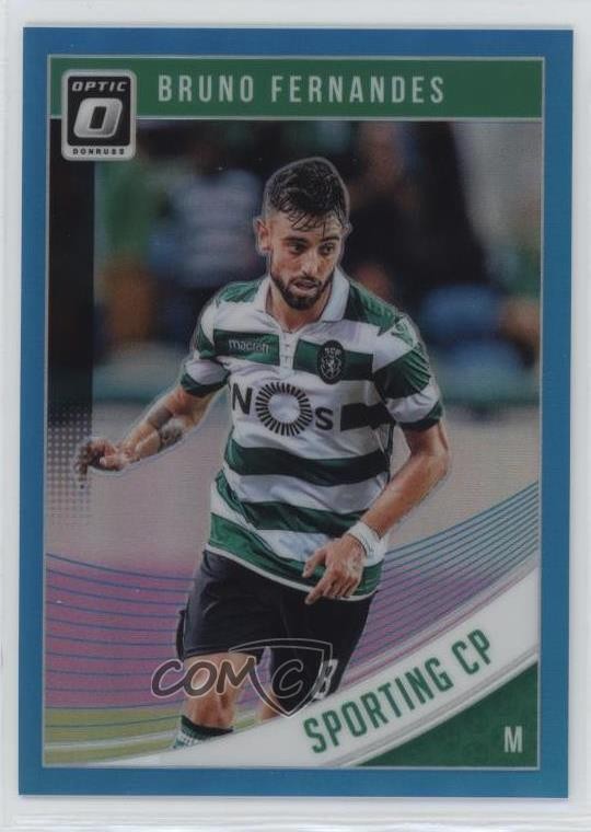 2018-19 Panini Donruss Optic Aqua Prizm /149 Bruno Fernandes #59 01eh