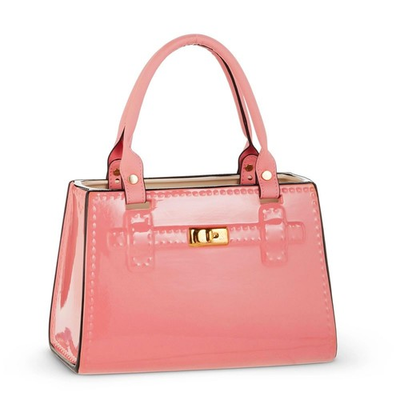 #ad Pink Purse Ceramic Vase 9.5 Inch NEW 2026 $69.50