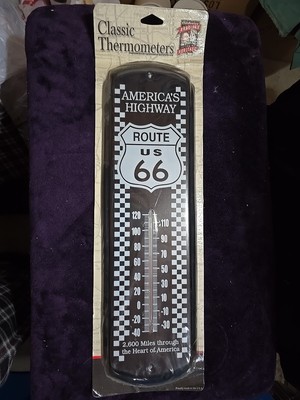 Route US 66 America's Highway Thermometer souvenir 17'' X 5'' 