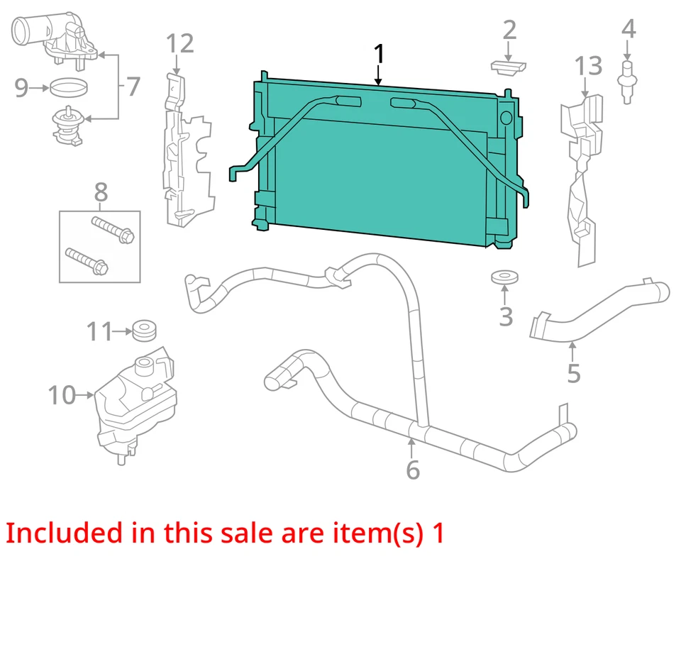 Radiator Classic Style Vertical Rear Door Handle Fits 07-17 COMPASS 2654046 Foto 3 de 4