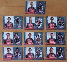 10X karty z autografami (część 2) Team Silence-Lotto 2008, sig., Van Avermaet, Gates, itp.