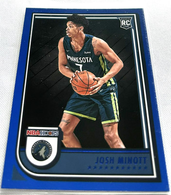 2022-23 Panini NBA Hoops Basketball Josh Minott Minnesota Timberwolves Blue RC